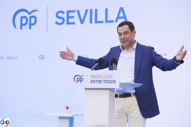Moreno llama a votar al PP en el 28M contra el