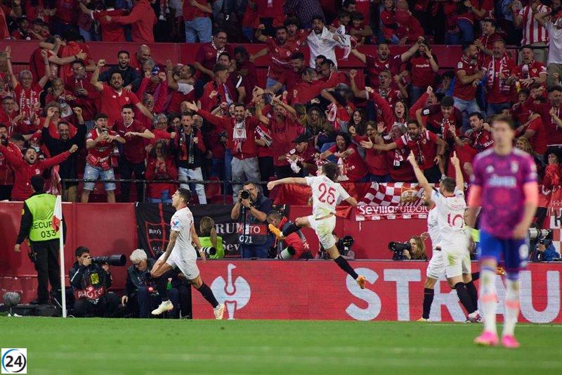 Sevilla remonta a Juventus en busca del séptimo título.