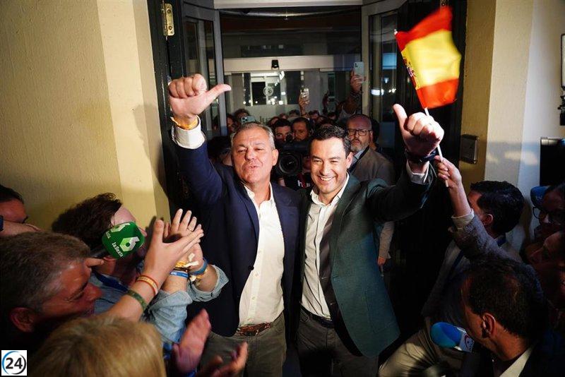 Sanz del PP, asegura no decepcionar a Sevilla.