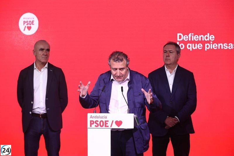 Líder del PSOE de Sevilla lamenta desfavorable resultado del PSOE-A pese a victoria en concejales ante el PP.