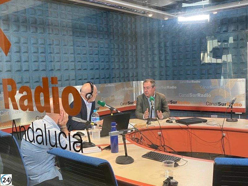 Espadas urge al PSOE para alcanzar acuerdos y gobernar en Cádiz y Jaén.