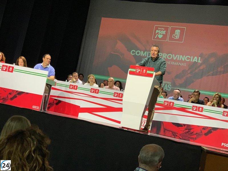 Javier Fernández, candidato del PSOE de Sevilla para presidir la Diputación.