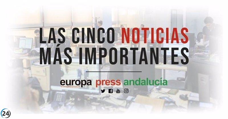 Lo más destacado de Europa Press Andalucía hoy: 5 de julio, 14 horas.