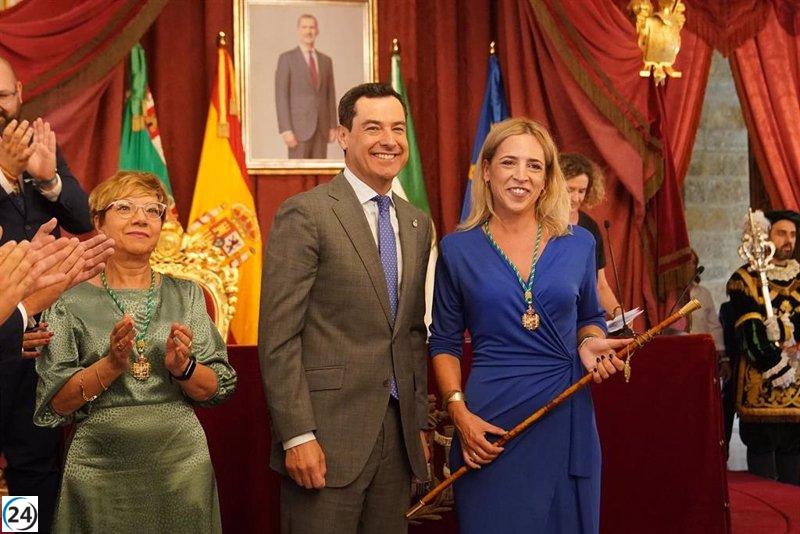 Almudena Martínez, elegida presidenta de Diputación de Cádiz, promete 