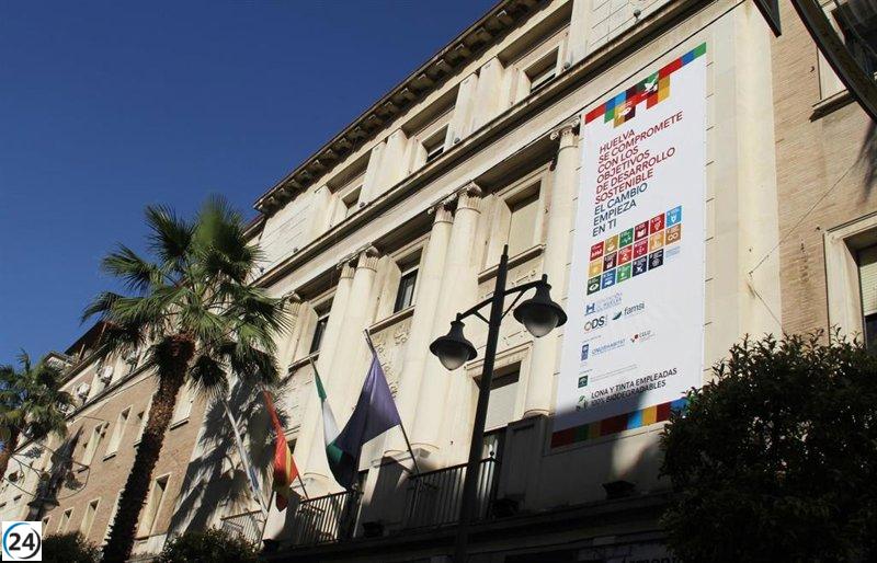 David Toscano preside el primer mandato del PP en la Diputación de Huelva.