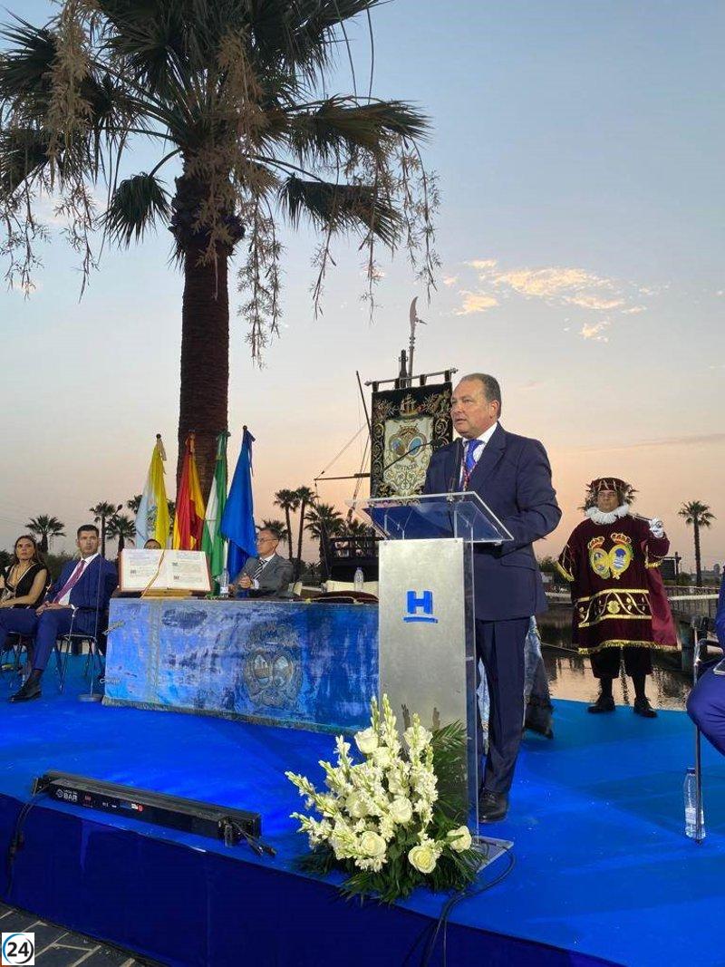 Toscano, presidente de Diputación de Huelva, busca igualdad entre municipios.