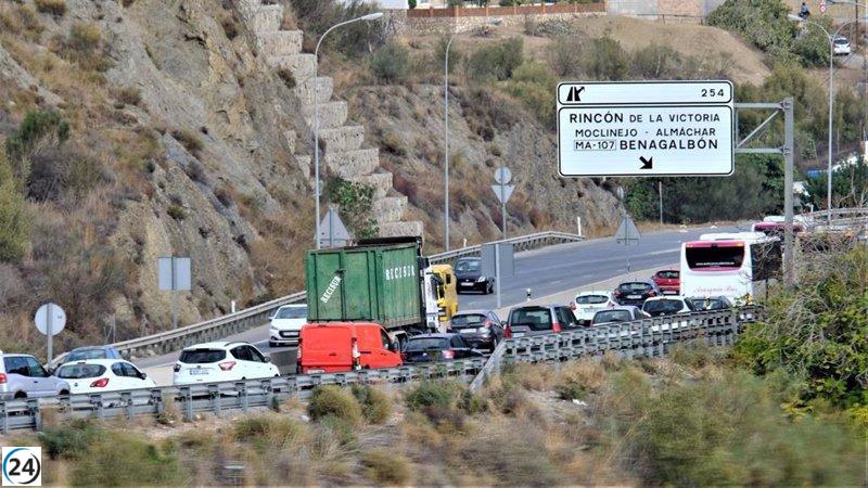 Conductor de Almería es investigado por circular a 213 km/h en Málaga en una vía limitada a 80.