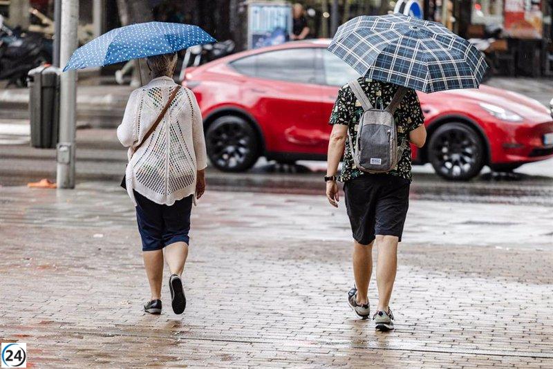 DANA provoca alerta amarilla por lluvias y tormentas en toda Andalucía, excepto Sevilla y Córdoba