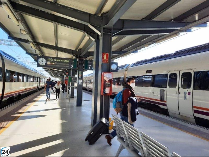 Avería en tren Huelva-Sevilla provoca retraso de 30 minutos