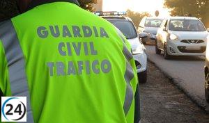 Trágico accidente en la A-44 de Jaén: una mujer pierde la vida al volcar su vehículo en Campillo de Arenas.