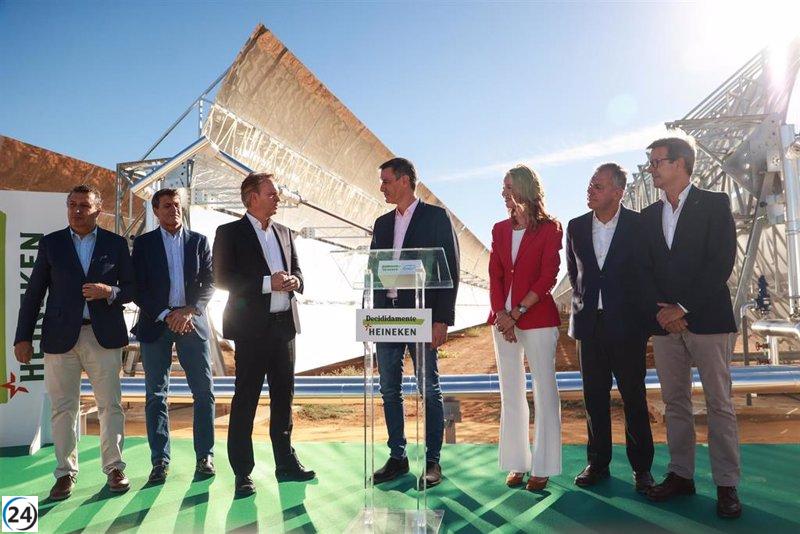 Heineken y Engie abren la planta termosolar más grande de Europa en Sevilla