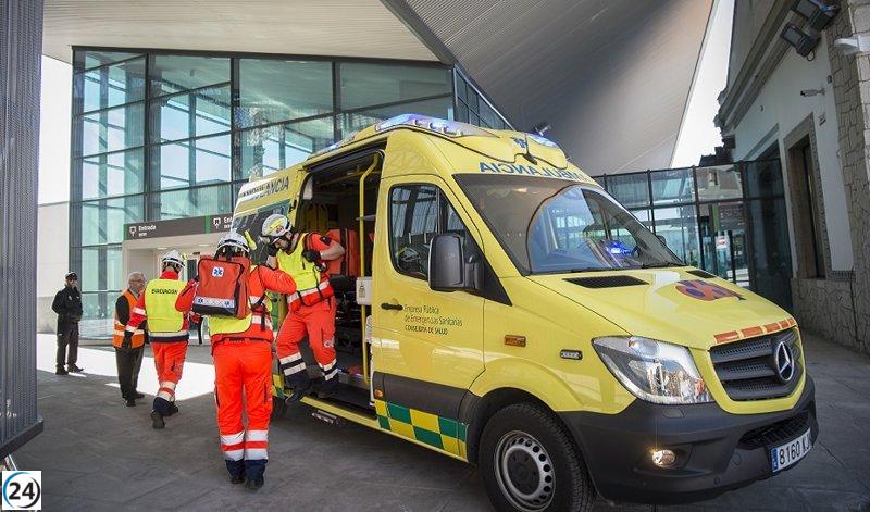 Fallecimiento de un motorista tras accidente en el puente del Patrocinio de Sevilla