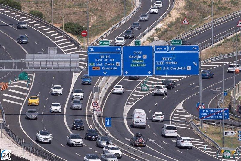 Cuatro muertos en accidentes viales durante el fin de semana en Andalucía