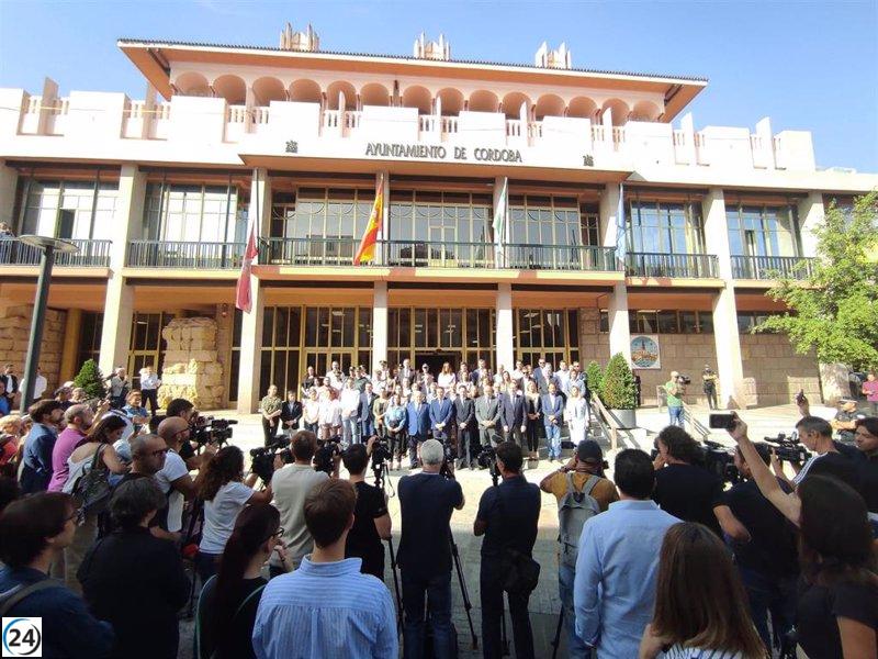 Homenaje en Córdoba a Álvaro Prieto con minuto de silencio en Ayuntamiento