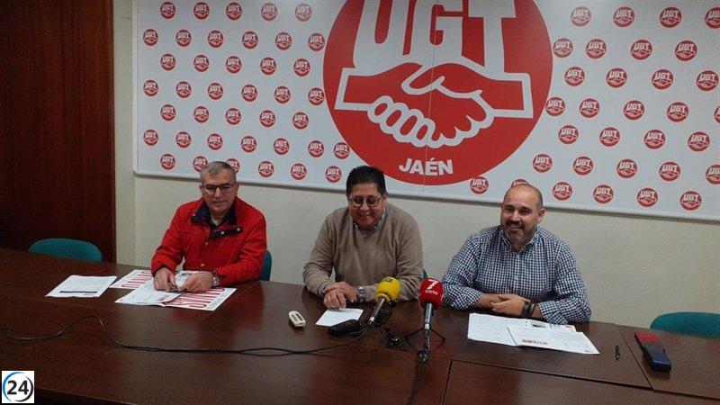 UGT asegura que la campaña de aceituna en Jaén ha generado una pérdida de 2,2 millones de jornales, equivalentes a 150 millones de euros.
