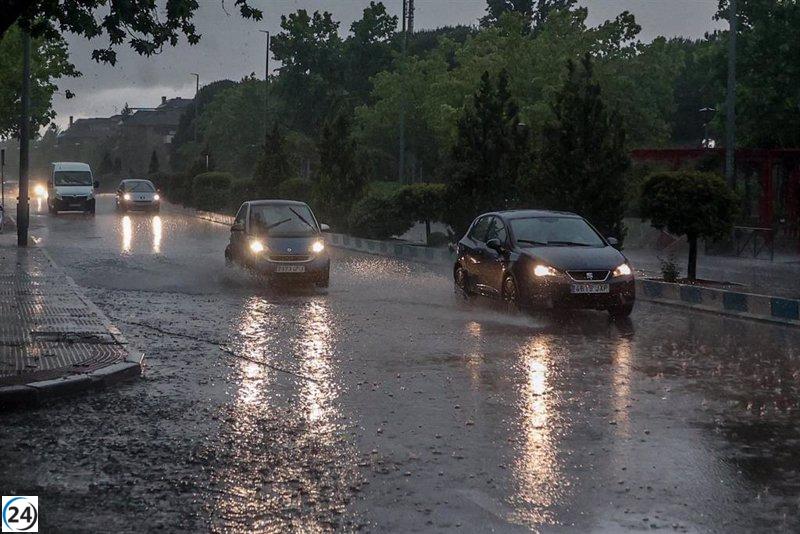 Fuertes inundaciones en Trigueros (Huelva) a causa de la tormenta 'Celine' dejan varios rescatados y dos personas hospitalizadas
