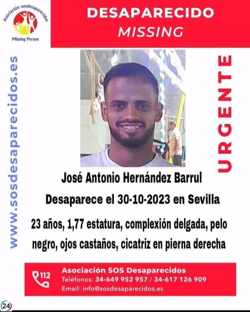 Continúa la búsqueda del joven extraviado en Sevilla hace siete días en Torreblanca, informa la Policía.