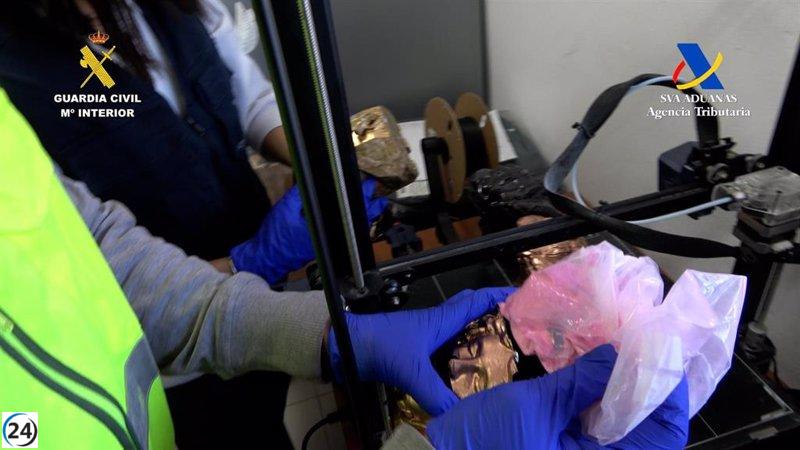 Aprehendido traficante de drogas, utilizaba figuras impresas en 3D para enviar sustancias ilícitas desde Sevilla a Estados Unidos.