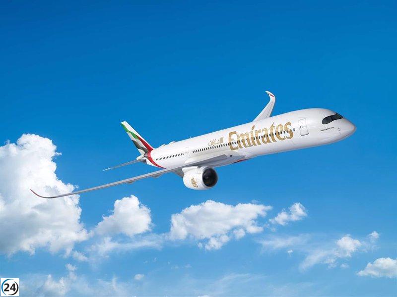 Emirates amplía su encargo de 65 Airbus A350-900 con una inversión de 5.500 millones de dólares más.