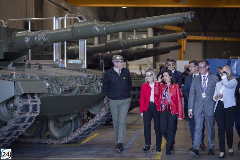 Santa Bárbara Sistemas se lleva un contrato de 126 millones para el mantenimiento de los tanques Leopard, según Defensa.