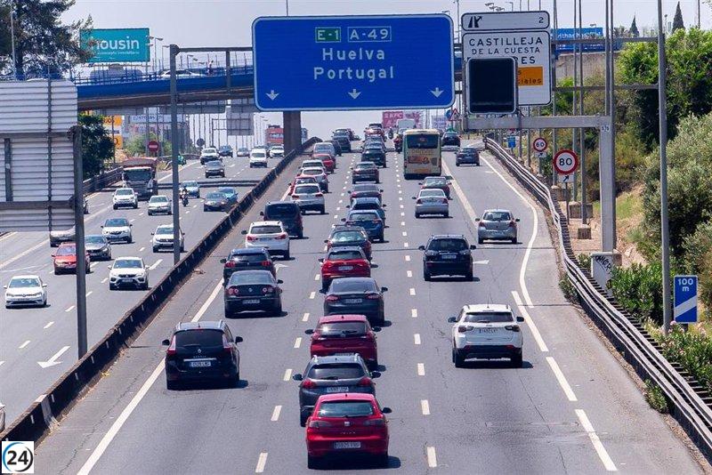 Gran afluencia de desplazamientos en Andalucía para recibir el nuevo año